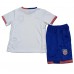 Maillot de foot États-Unis Domicile vêtements enfant Copa America 2024 Manches Courtes (+ pantalon court)